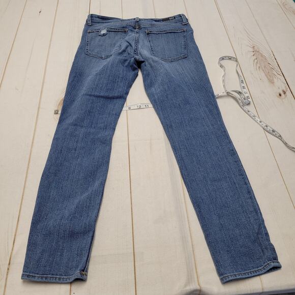 Kut from the Kloth Juliet slouchy boyfriend jeans dark wash distressed - Picture 8 of 9